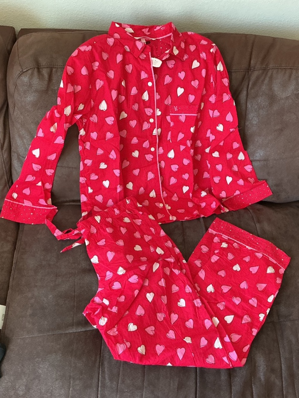 Victoria’s Secret Heart Valentine’s Pajamas